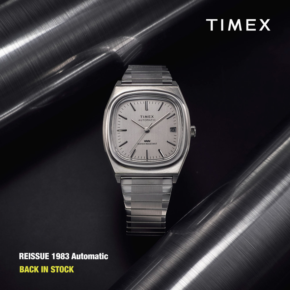 【TIMEX】待望の再入荷!ブラウン管TVをかたどったシェイプが特徴のモデル。