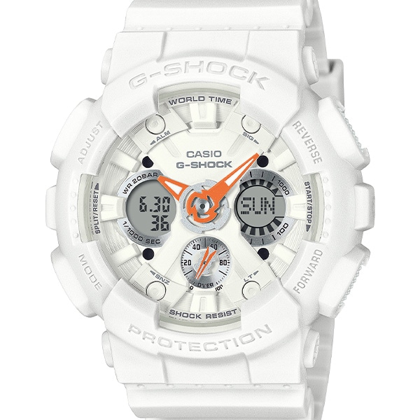 ホワイト/オレンジ