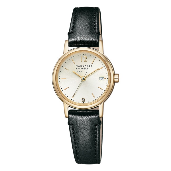 yMARGARET HOWELL ideaz DATE / LEATHER STRAP  LIMITED EDITION BK2-020-30 350{ NI[c fB[X
