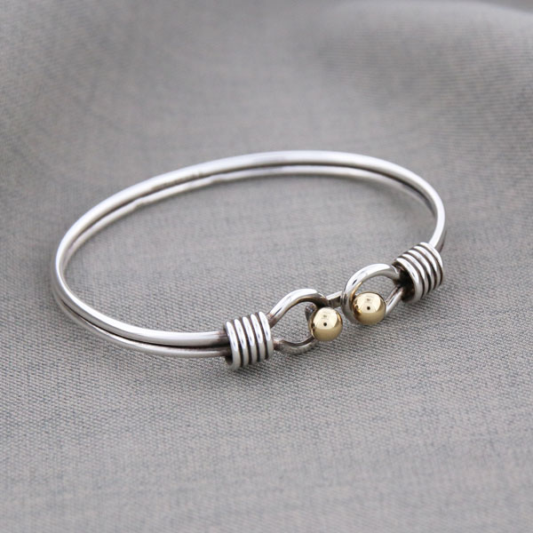 Tiffany&Co. ティファニー ダブルフック&アイ バングル 中古 レディース