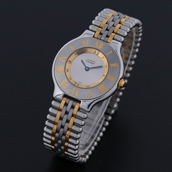 CARTIER ヴィンテージ カルティエ マスト21 1330 クォーツ 中古 1990年代