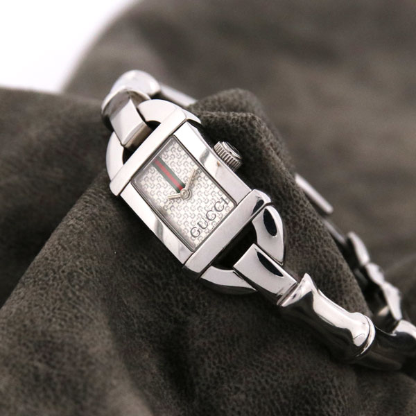 GUCCI グッチ 6800L バンブー クォーツ 中古 レディース 2000年代