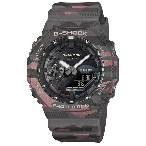 G-SHOCK オリジナルカモフラージュシリーズ オクタゴン GA-2100CMD-8AJF クォーツ メンズ