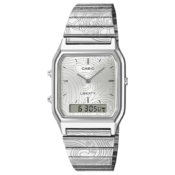 CASIO カシオ クラシック リバティ コラボレーションモデル AQ-230ELT-7AJR アナデジ クォーツ ユニセックス