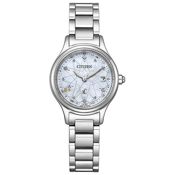 xC hikari collection 光発電エコ・ドライブ電波時計 Titania Happy Flight 限定モデル ES9490-87D