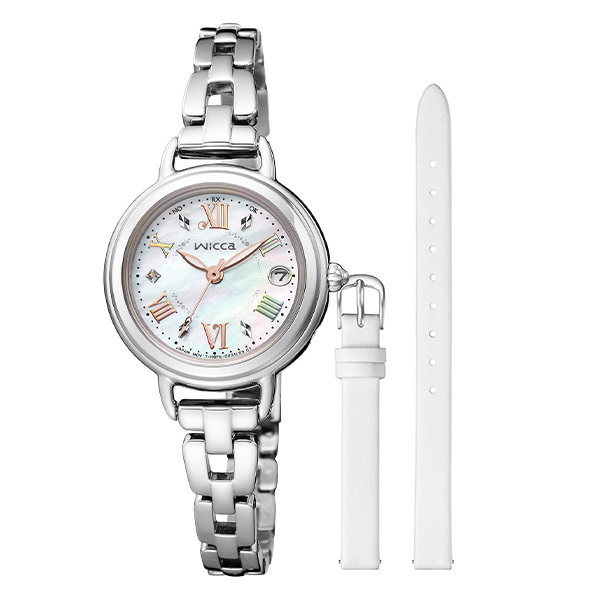 wicca ソーラーテック電波時計 限定モデル KL0-511-21 レディース