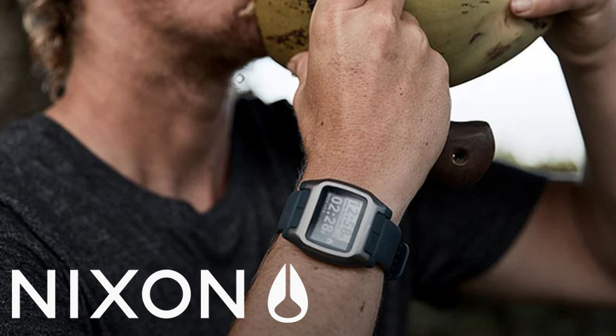 NIXON 腕時計SilverBlack腕周り - 腕時計(デジタル)