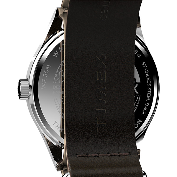 シルバー/ブラウン