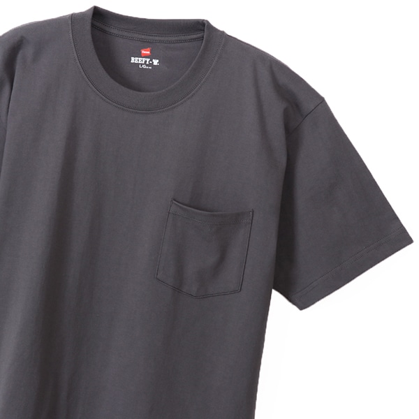 Hanes Beefy T ビーフィーポケットtシャツ ダークグレー Sサイズ H5190 Sサイズ ダークグレー Collectors バッグと財布の通販サイト ヌーヴ エイオンラインストア