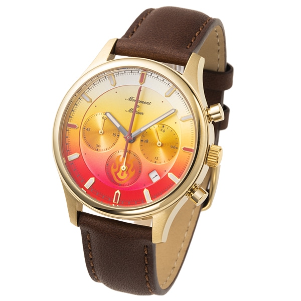9,400円鬼滅の刃×TiCTAC　煉獄杏寿郎 クォーツ 腕時計 コラボウオッチ