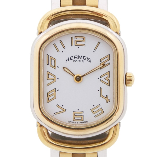 腕時計【仕上済/ベルト2色】エルメス ラリー コンビ SS レディース 腕時計 HERMES 時計