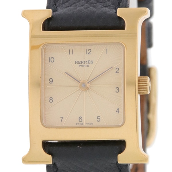 33,000円《美品》HERMES 腕時計 Hウォッチ レディース 2000年代 y