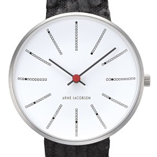 ARNE JACOBSEN》 ミナ ペルホネン BANKERS WATCH 34mm 53101