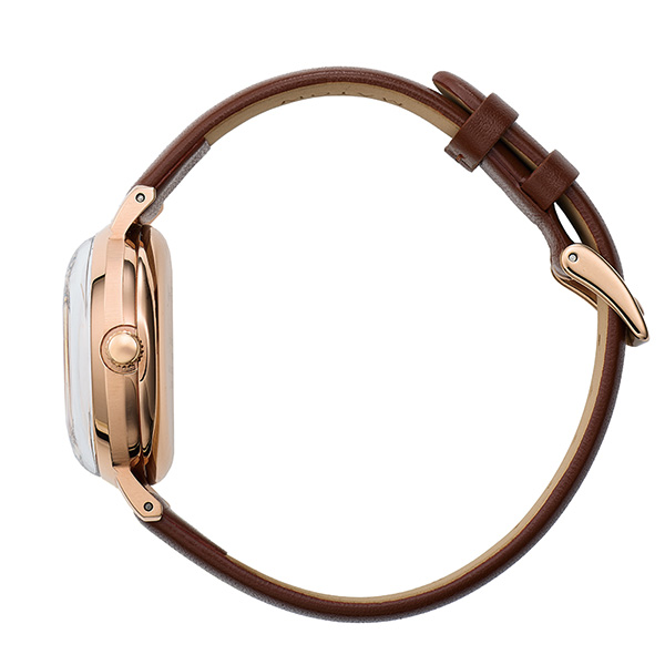 ローズゴールド/レザー