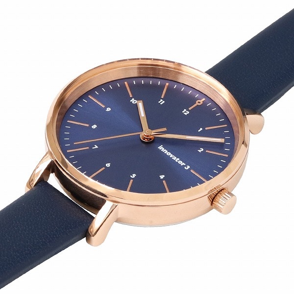 【新品】イノベーター クォーツ腕時計 IN-0003-1 交換ベルト4色付きシルバー系サイズ