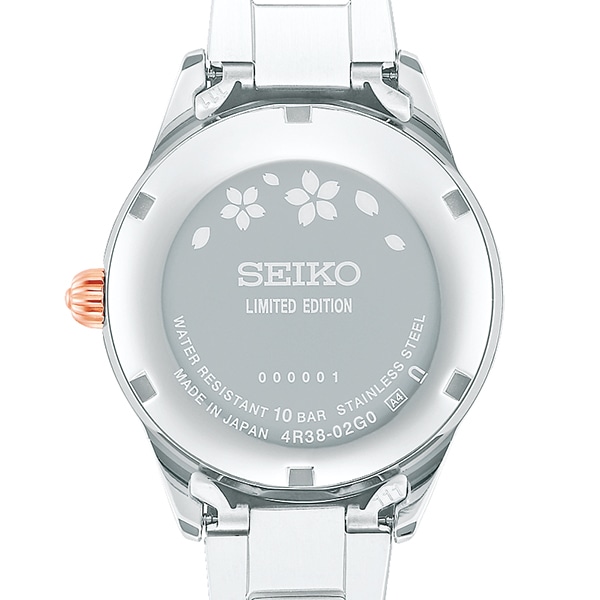 Seiko Selection 21 Sakura Blooming限定モデル Ssde014 自動巻 レディース シルバー ピンクゴールド Tictac 腕時計の通販サイト ヌーヴ エイオンラインストア