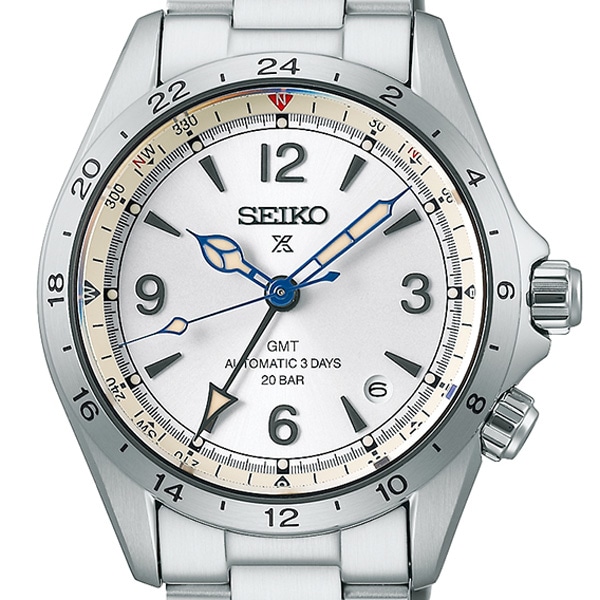 PROSPEX 10月7日発売/予約 セイコー プロスペックス アルピニスト メカニカル GMT SBEJ005 メンズ 腕時計 機械式 革ベルト  コアショップ専売モデル