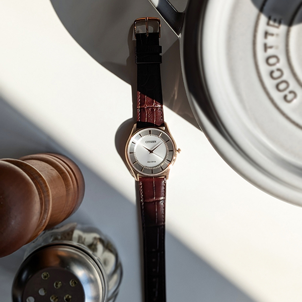 ブラウン×ピンクゴールド/メンズ