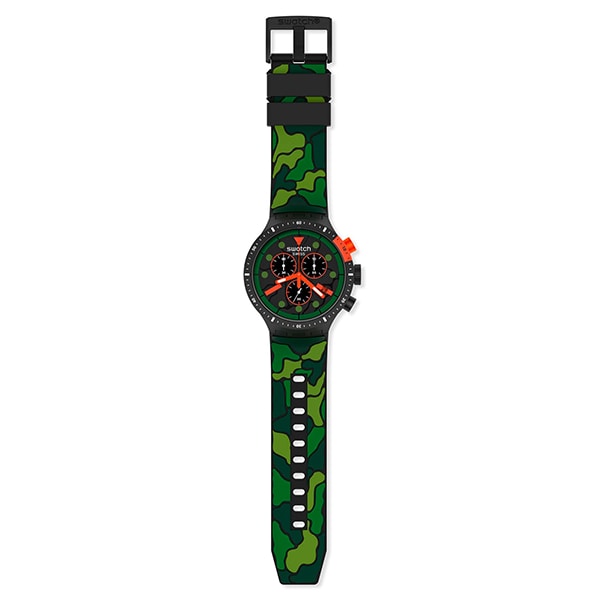 SWATCH》BIG BOLD クロノ SB02B409 ESCAPEJUNGLE メンズの通販