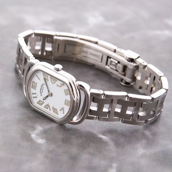 エルメス 腕時計 ラリー RA1.210 白