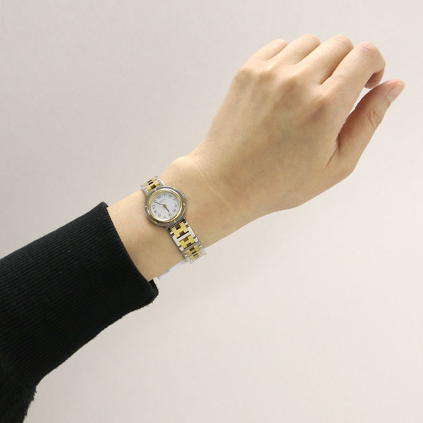 【HERMES】エルメス クリッパー レディース 腕時計 ホワイト文字盤◾️商品説明