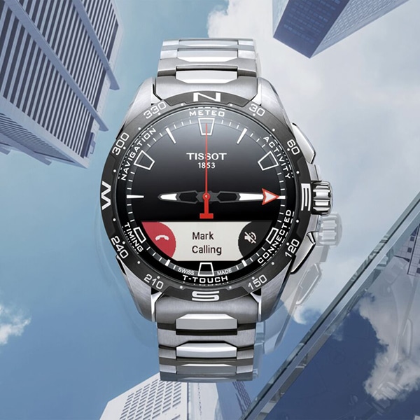 ティソメンズ腕時計 T-TOUCH デジタルアナログ タッチパネル - 腕時計 