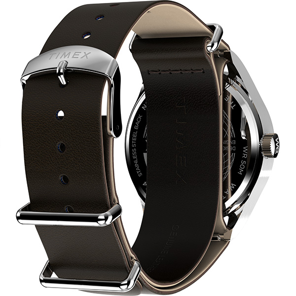 シルバー/ブラウン