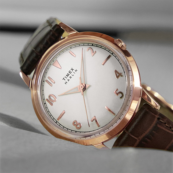 ローズゴールド/ブラウン