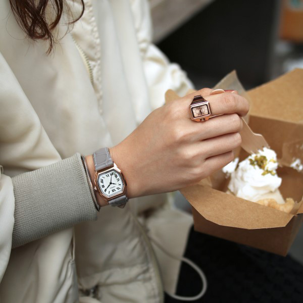 シルバー/ピンクゴールド