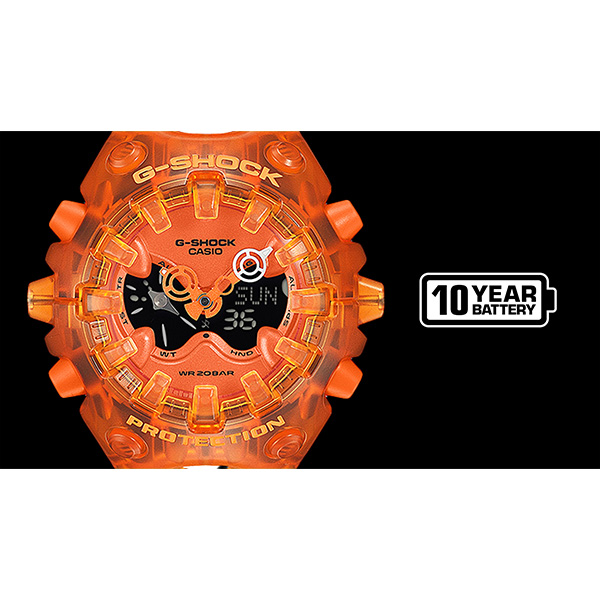 オレンジ/スケルトン