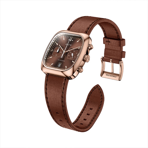 ローズゴールド/ブラウン