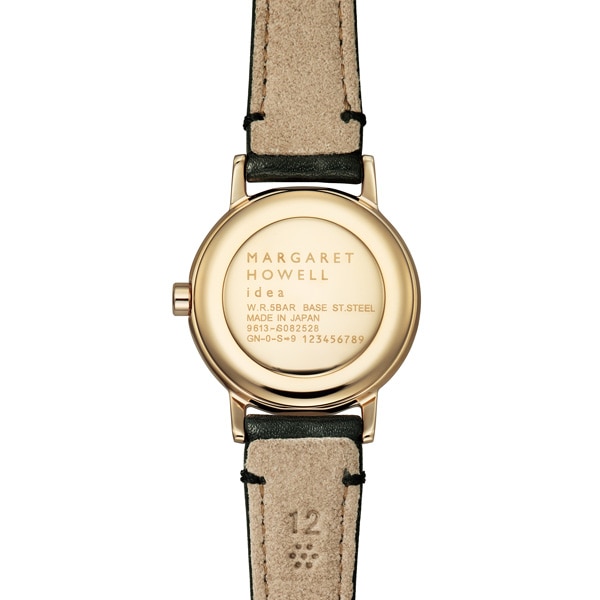 MARGARET HOWELL idea】 DATE / LEATHER STRAP LIMITED EDITION BK2