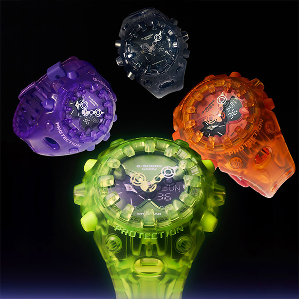 ライムグリーン/スケルトン