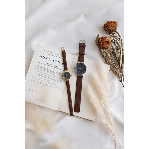 ネイビー×シルバー