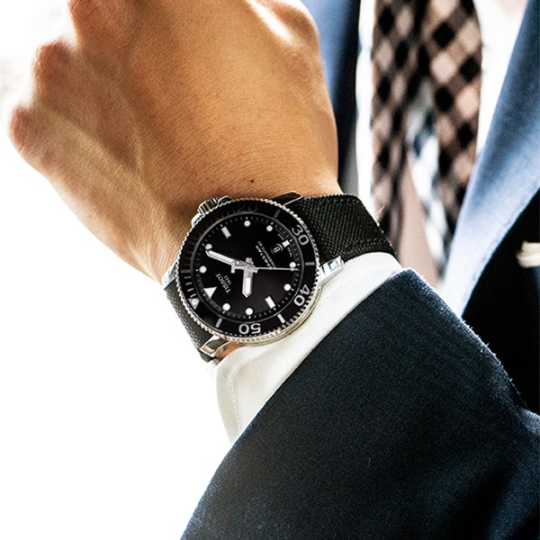 ティソ TISSOT 腕時計 メンズ T120.407.17.051.00 T-スポーツ シースター 1000 オートマティック 45mm 自動巻き（POWERMATIC 80/手巻き付） ブラックxブラック アナログ表示