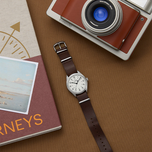 シルバー/ブラウン