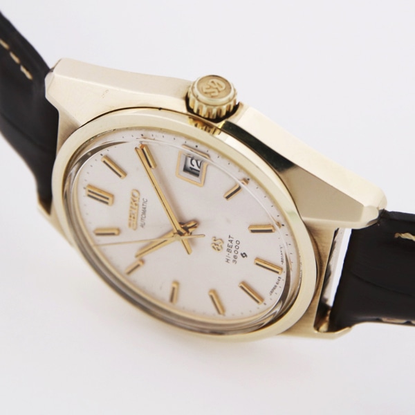 【極美品】シチズン メンズ腕時計 ネイビー ゴールド 自動巻き ヴィンテージ
