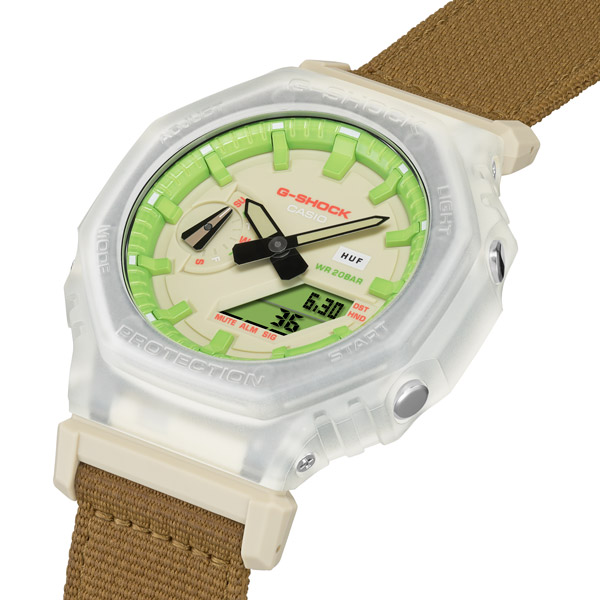 腕時計(アナログ)G-SHOCK HUF 20周年記念コラボモデル GA-2100HUF-5AJR