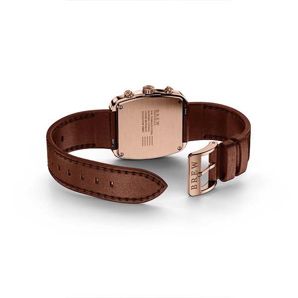 ローズゴールド/ブラウン