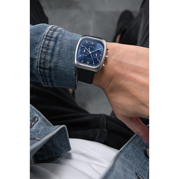 シルバー/ブルー