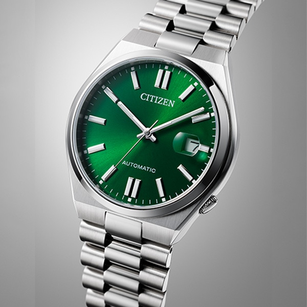 シチズン CITIZEN COLLECTION 腕時計 メンズ NJ0150-81X コレクション メカニカル 自動巻き グリーンxシルバー アナログ表示