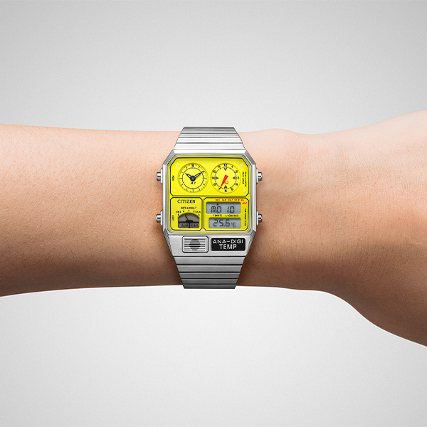 イエロー/アナデジテンプ