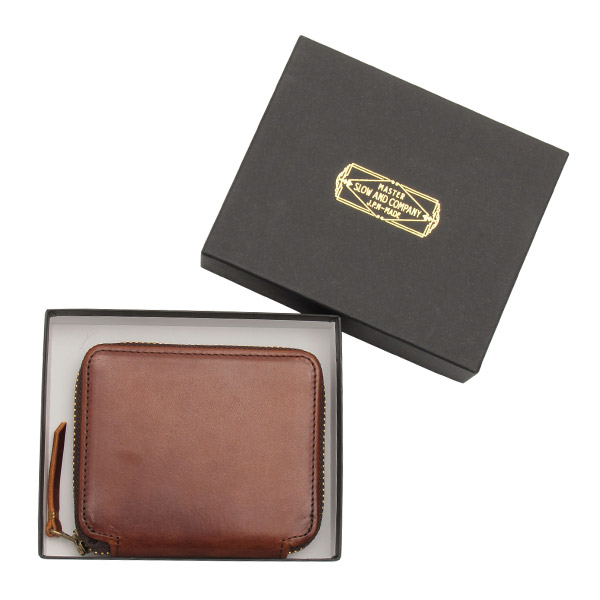 【SLOW】HERBIE ZIP mini wallet ジップミニウォレット ブラウン SO737Iの通販 COLLECTORS