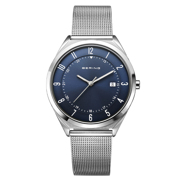 ネイビー/シルバー