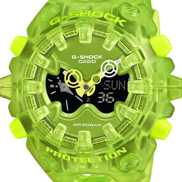 ライムグリーン/スケルトン