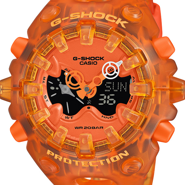 オレンジ/スケルトン