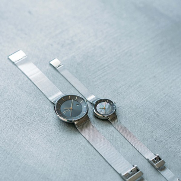 グレー×シルバー/レディース