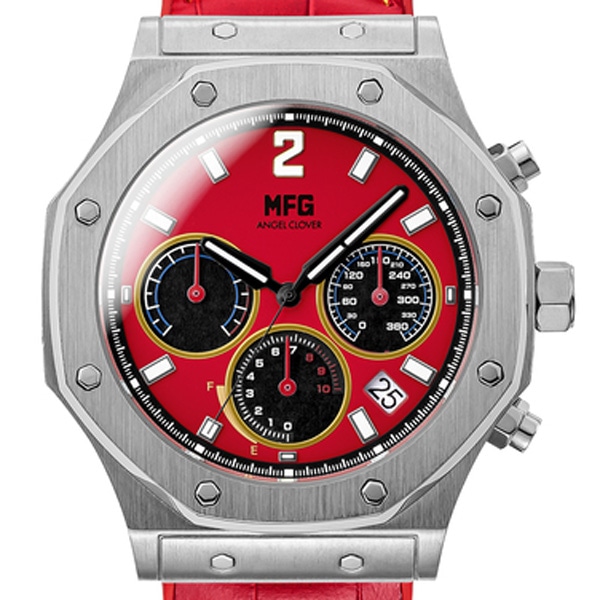 シルバー/レッド