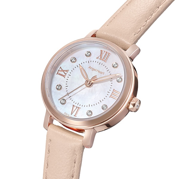 ピンクゴールド/レザー