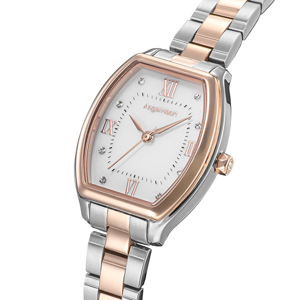 ピンクゴールド/シルバー